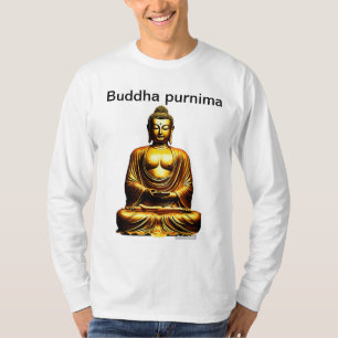 Boeddha purnima speciale innerlijke vrede. t-shirt