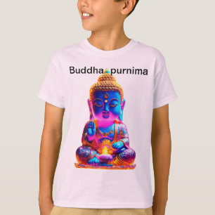 Boeddha purnima speciale innerlijke vrede. t-shirt