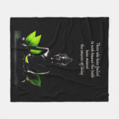 Boeddha Quote 1 fleece deken (Voorkant (Horizontaal))