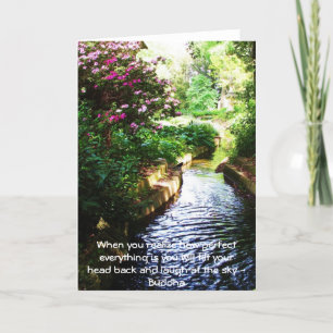 Boeddha Quote - Als je je realiseert hoe perfect.. Kaart