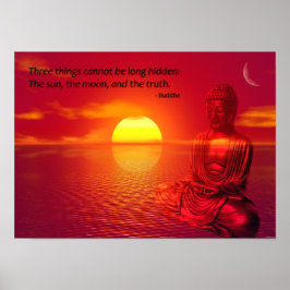 Boeddha Quote Inspirerend Spiritueel Poster