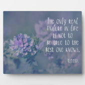 Boeddha Quote: trouw aan de beste Fotoplaat (Voorkant)