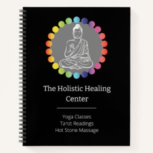 Boeddha Rainbow Chakra's Spiritueel Metafysisch Yo Notitieboek