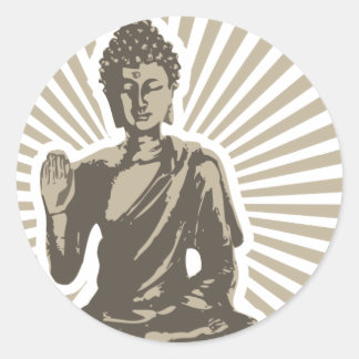 Boeddha Rays Sticker