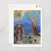 Boeddha, Redon Briefkaart (Voorkant / Achterkant)