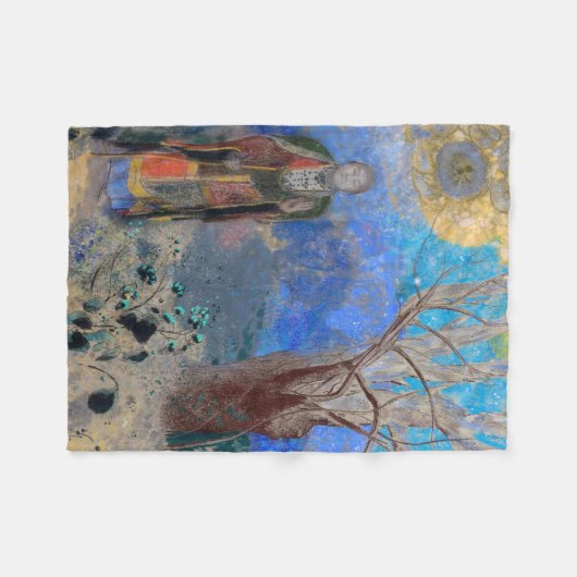 Boeddha, Redon Fleece Deken (Voorkant (Horizontaal))