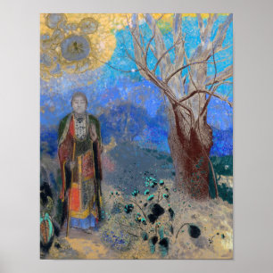 Boeddha, Redon Poster