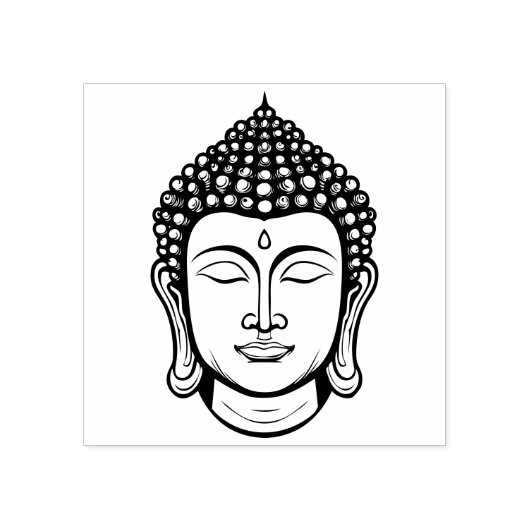Boeddha Rubberstempel (Afrduk)