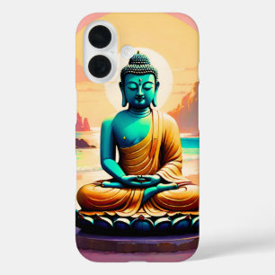 Boeddha - Serene Kusten van Verlichting iPhone 16 Hoesje