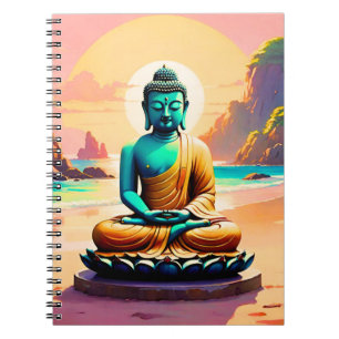 Boeddha - Serene Kusten van Verlichting Notitieboek