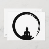 Boeddha silent briefkaart (Voorkant / Achterkant)