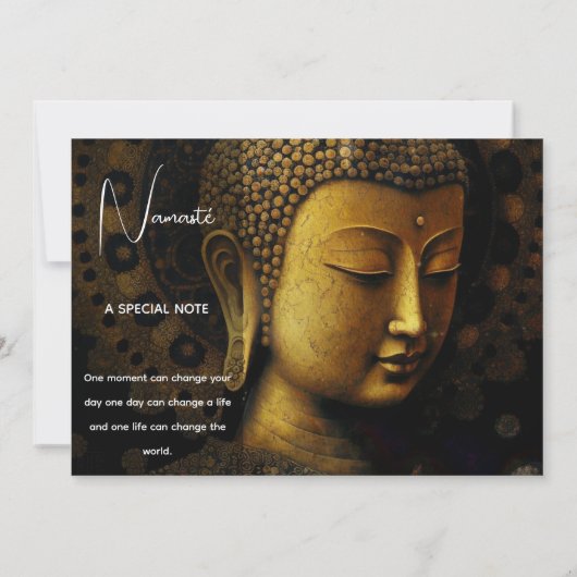 Boeddha, Spirituele Meditatie Kaart (Achterkant)