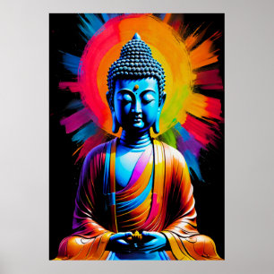 Boeddha - Stralen van rust Poster