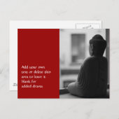 Boeddha tijdens de Meditatie Briefkaart (Voorkant / Achterkant)