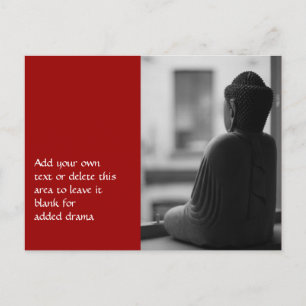 Boeddha tijdens de Meditatie Briefkaart