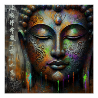 BOEDDHA TRANSCENDENTE KUNST #2 PERFECT POSTER