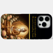 Boeddha tussen lotusbloemen. Case-Mate iPhone case (Achterkant (horizontaal))