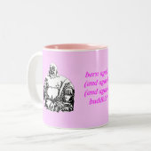 boeddha tweekleurige koffiemok (Voorkant links)