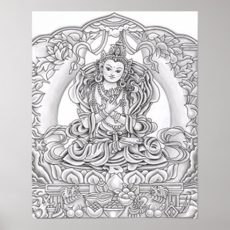 Boeddha van Compassion Print