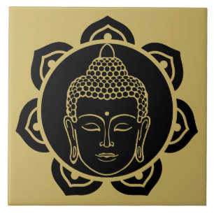 Boeddha Wall Art Decor Chakra Decor Tegeltje