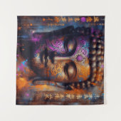 BOEDDHA WANDTAPIJTEN #2 WANDKLEED (Voorkant (horizontaal))