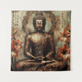 BOEDDHA WANDTAPIJTEN #7 WANDKLEED