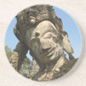 Boeddha wordt teruggekruid ... Nong Khai, Isan, Th Zandsteen Onderzetter (Voorkant)