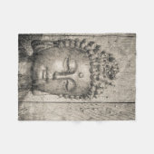  Boeddha Yoga Faith Fleece Deken (Voorkant (Horizontaal))