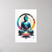 Boeddha Zen Art Canvas Afdruk (Voorkant)