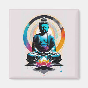 Boeddha Zen Art Magneet