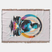 Boeddha Zen Kunst  Deken (Voorkant)