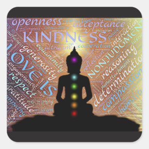 Boeddha Zen Spirituele Verlichting Liefde Sticker