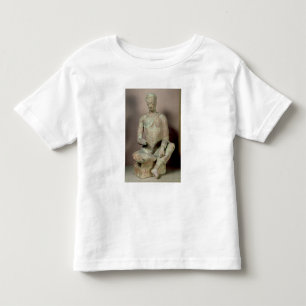 Boeddha zit in meditatie, uit Fondukistan Kinder Shirts