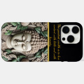 Boeddhabeelden versierd met bladeren. Generatieve  Case-Mate iPhone Case (Achterkant (horizontaal))