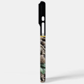Boeddhabeelden versierd met bladeren. Generatieve  Case-Mate iPhone Case (Achterkant / Links)