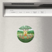 Boeddha's eerste preek als leermagneet magneet (Insitu (Vaatwasser))