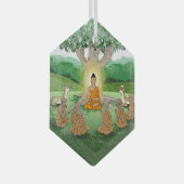 Boeddha's eerste preek onderwijzend Ornament (Voorkant Rechts)