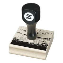 Boeddha's eerste preek over het leren van een rubb 	rubberstempel