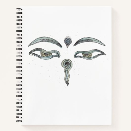 Boeddha's eyes notebook notitieboek (Voorkant)