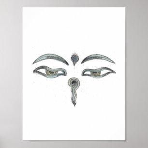 Boeddha's Oyes Print