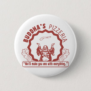 Boeddha's Pizzeria Ronde Button 5,7 Cm