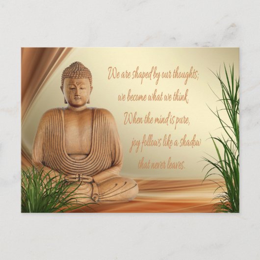 Boeddha's Wisdom Briefkaart (Voorkant)