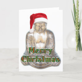 Boeddhisme - Boeddha - Pet voor vrolijk kerstfeest Feestdagen Kaart