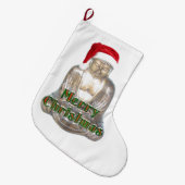Boeddhisme - Boeddha - Vrolijk kerstfeest Grote Kerstsok (Voorkant (Hangend))