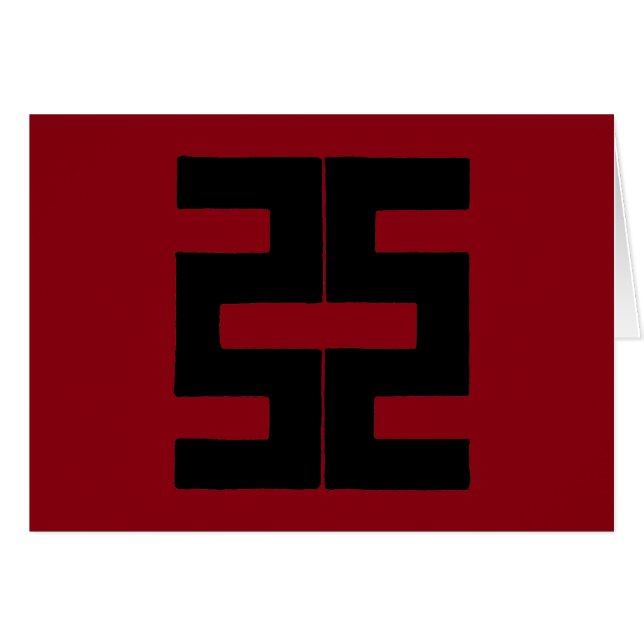 Boeddhisme: Dubbele Ax (Voorkant Horizontaal)