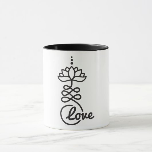 Boeddhist Lotus Unalome Symbol / Love Mok (Midden)