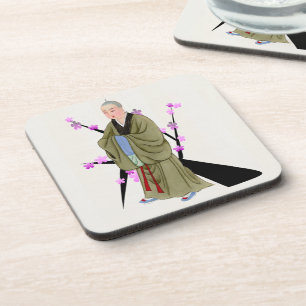 Boeddhist Monk Beverage Coaster Bier Onderzetter