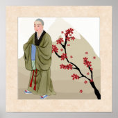 Boeddhist Monk Poster (Voorkant)