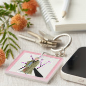 Boeddhist Monk Sleutelhanger (Voorkant Rechts)