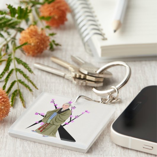 Boeddhist Monk Sleutelhanger (Voorkant Rechts)